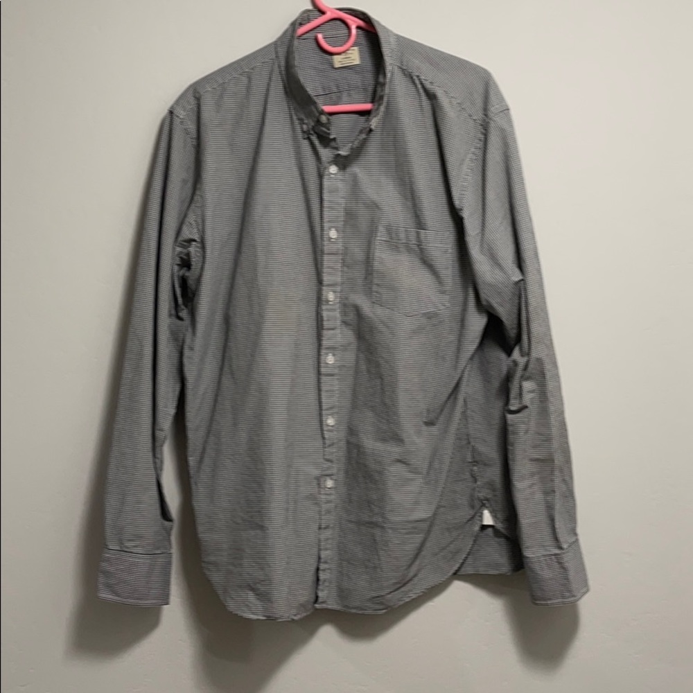 J Crew Checked Button Down